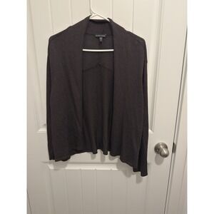 Eileen Fisher Chocolate‎ Brown Open Lightweight Cardigan Size XL